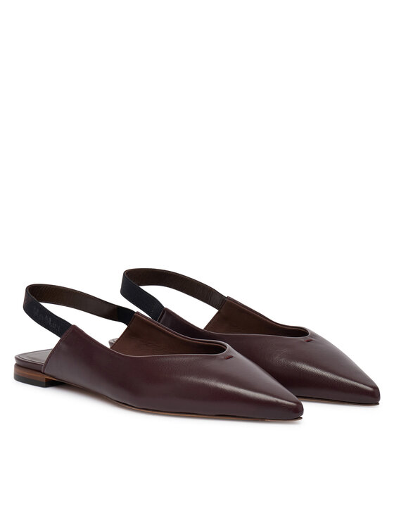 Max Mara Max Mara Baleríny Mxacrea 2614521431600 Bordová