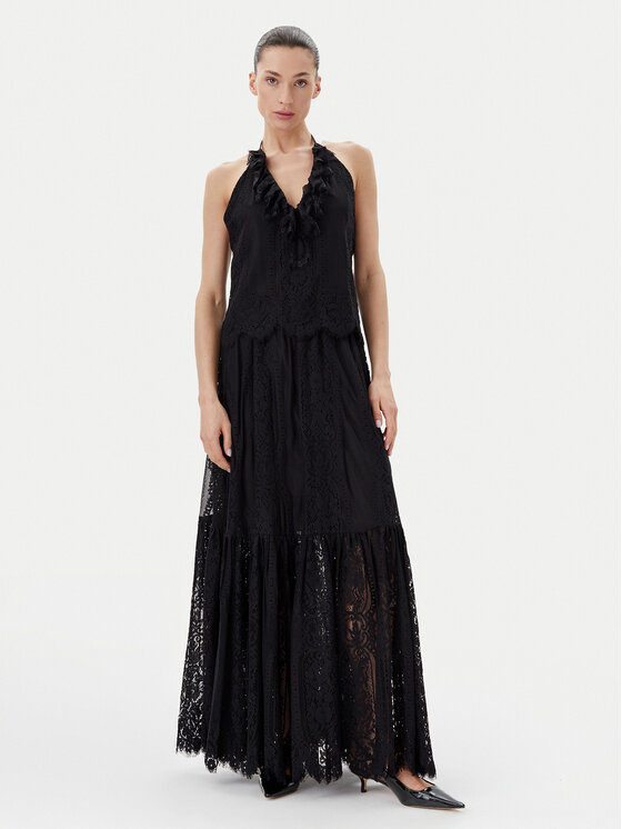 Herskind Herskind Maxi szoknya 5577204 Fekete Regular Fit