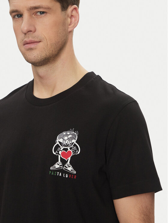 JOOP! Jeans JOOP! Jeans T-shirt 15 JJJ-23Alonzo 30045691 Crna Modern Fit