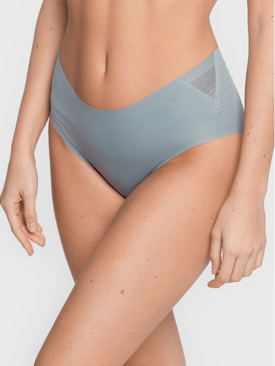 Triumph Triumph Klasične spodnje hlačke z visokim pasom Flex Smart 10213145 Modra