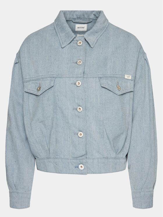 Mustang Mustang Teksajakk Bethany 1014801 Sinine Regular Fit