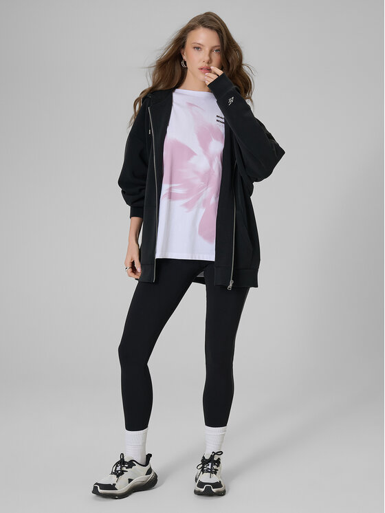 4F 4F Bluza EVERYWEAR Czarny Oversize