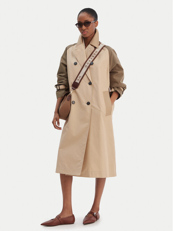 Weekend Max Mara Weekend Max Mara Trencz Canasta 2615021021 Beżowy Relaxed Fit