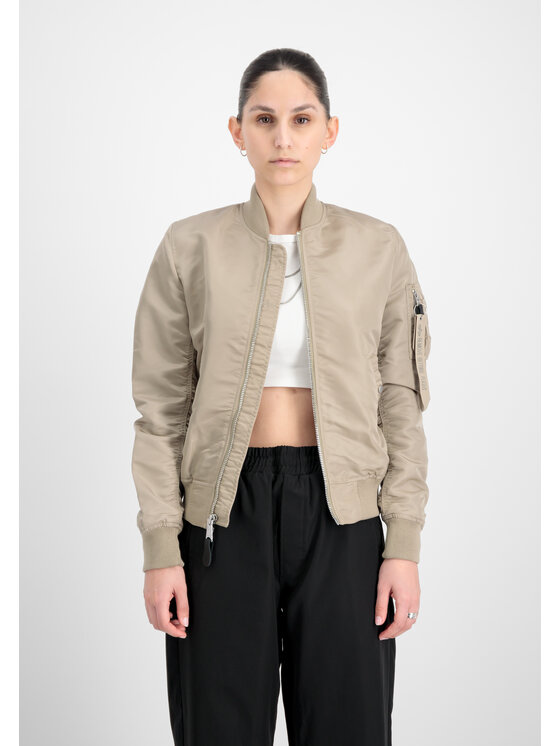 Alpha Industries Alpha Industries Kurtka bomber MA-1 VF Light Bomber Jacket Women Żółty Slim Fit