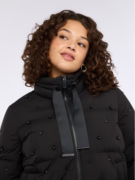 Fiorella Rubino Fiorella Rubino Giubbotto piumino F465T001366N033 Nero Regular Fit