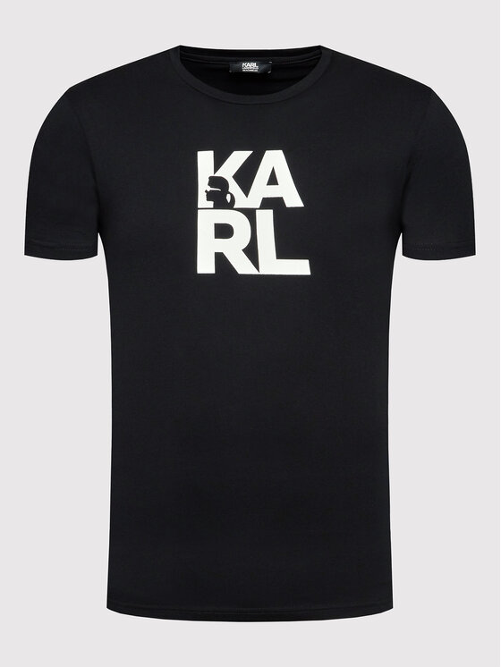 KARL LAGERFELD KARL LAGERFELD T-shirt Classic KL22MTS01 Nero Regular Fit