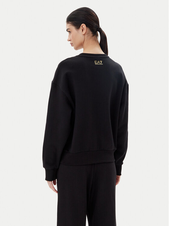 EA7 Emporio Armani EA7 Emporio Armani Суитшърт 7W000100 AF10377 MC004 Черен Loose Fit
