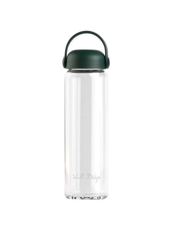 Vialli Design Vialli Design Butelka na wodę SZKLANA BUTELKA NA WODĘ 540ML FUORI ZIEL.30275 Zielony