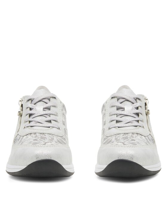 Rieker Rieker Sneakersy N1112-80 Srebrny