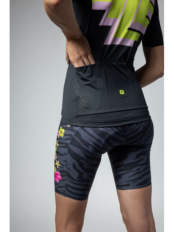 Alé Cycling Alé Cycling Koszulka rowerowa PR-E Sauvage Czarny Fitted Fit