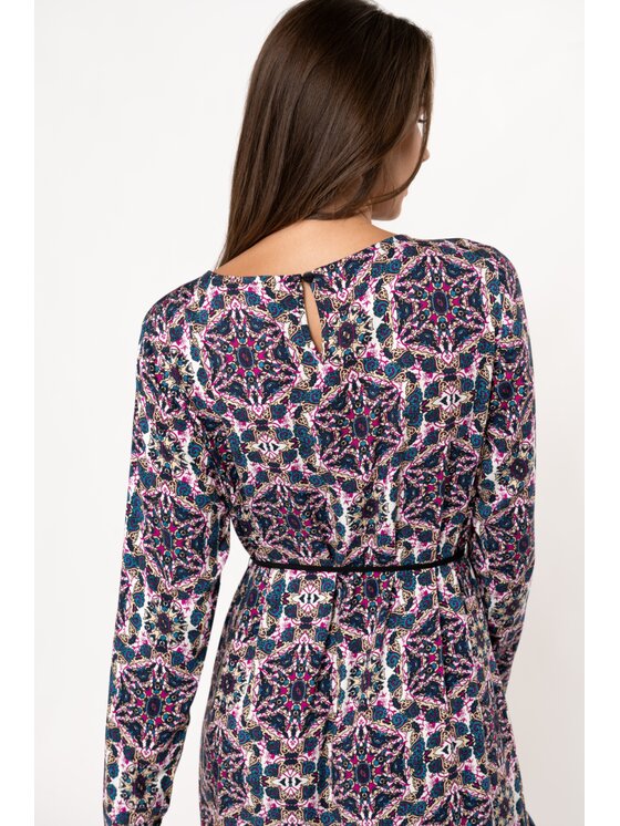 QUIOSQUE QUIOSQUE Šaty ML 1023D1 Modrá Regular Fit