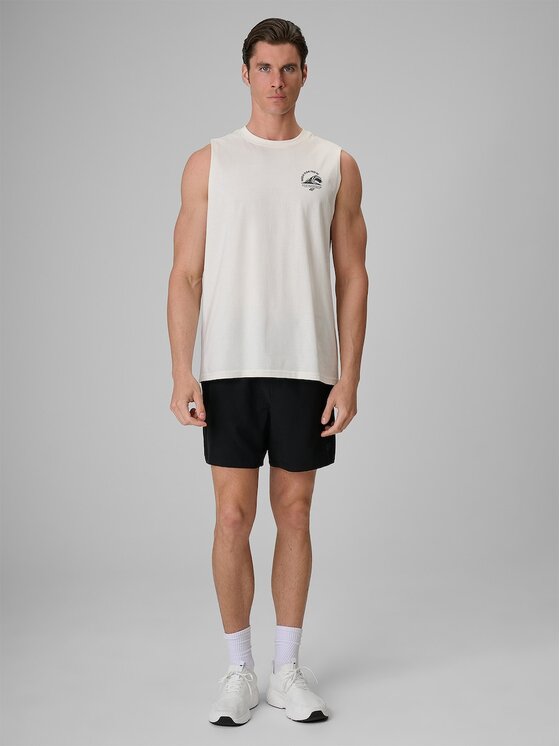 4F 4F Tank top 4FRSS26TSLEM365-11S Biały Relaxed Fit