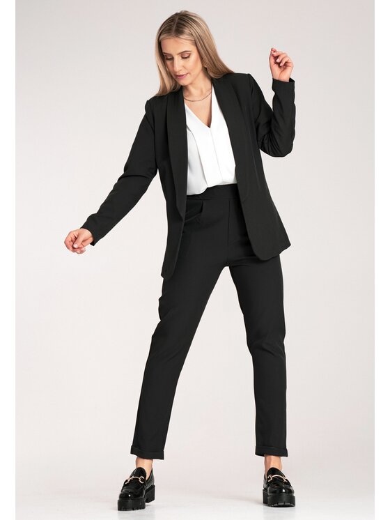 FIGL FIGL Giacca da abito M1175 Nero Regular Fit