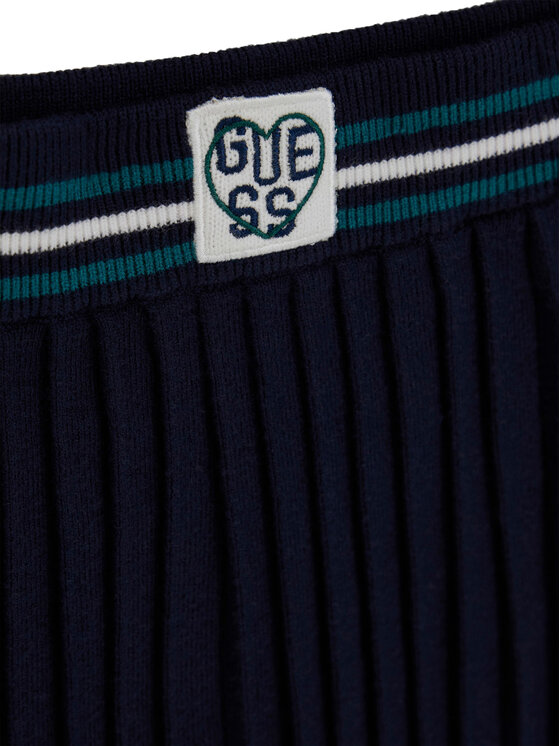 Guess Guess Súprava blúzka a sukňa K6YG02 Z0815 Tmavomodrá Regular Fit