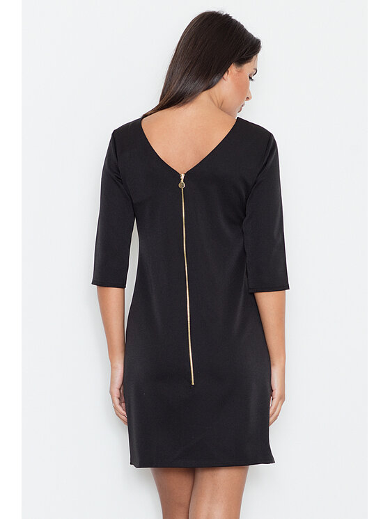FIGL FIGL Φόρεμα M449 Μαύρο Regular Fit
