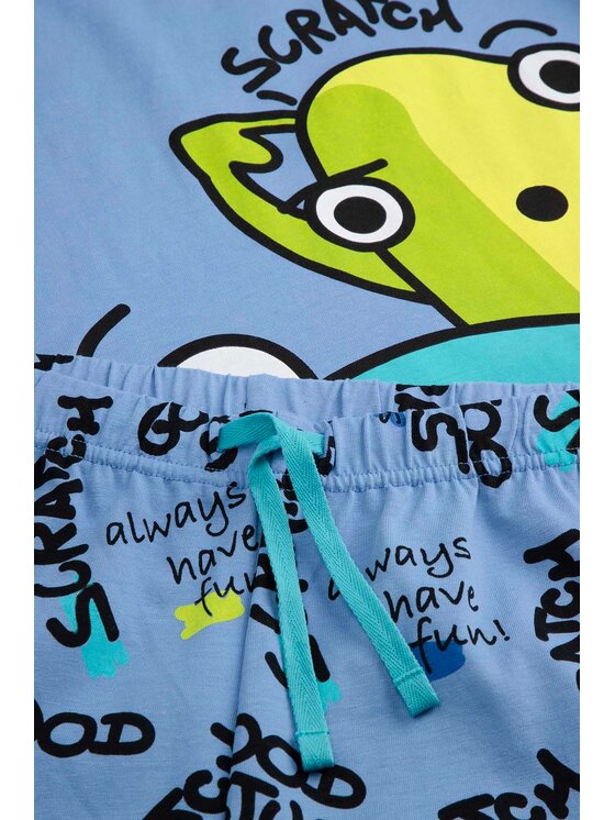 Coccodrillo Coccodrillo Piżama WC6448213PJS-014 Niebieski Regular Fit