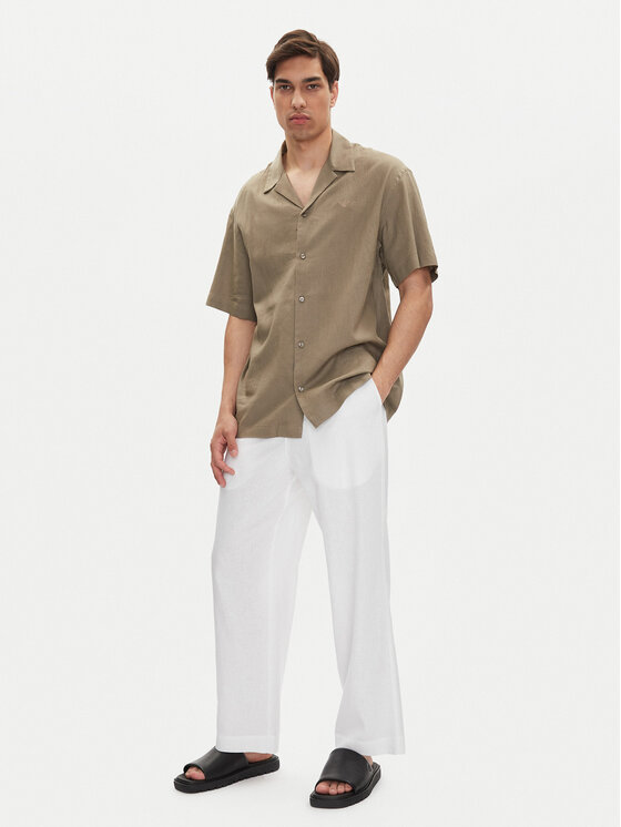 Emporio Armani Emporio Armani Särk EM000593 AF12356 U6189 Pruun Regular Fit