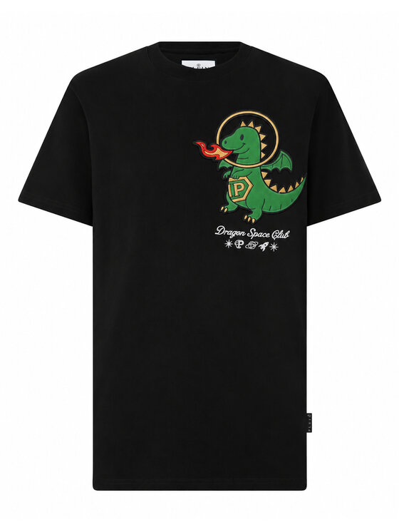 PHILIPP PLEIN PHILIPP PLEIN T-Shirt 31291 Černá Regular Fit