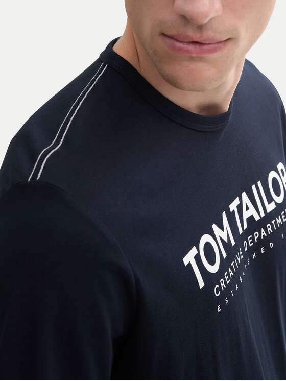 Tom Tailor Tom Tailor T-krekls 1045940 Tumši zils Regular Fit