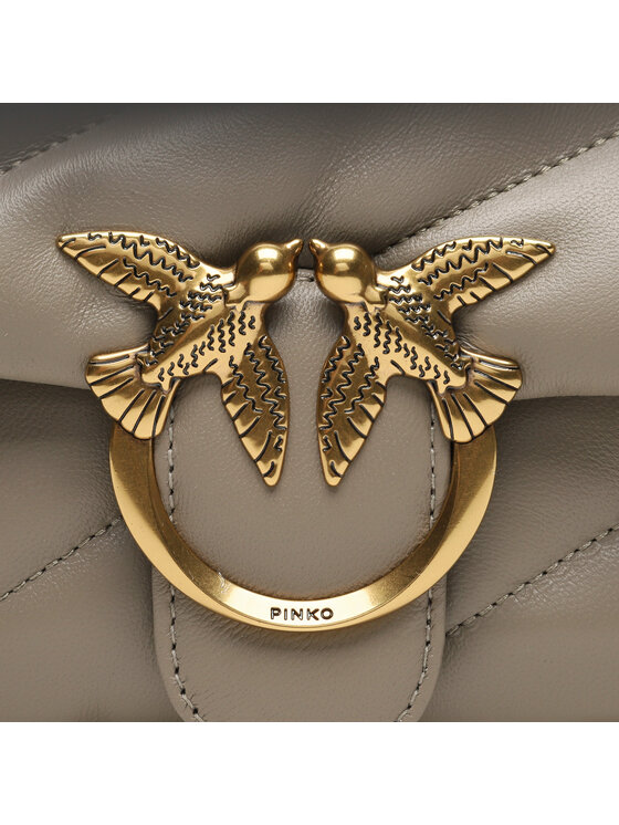 PINKO Pinko Soma Love Mini Puff Cl AI 23-24 PLTT 100039 A0F2 Bēšs