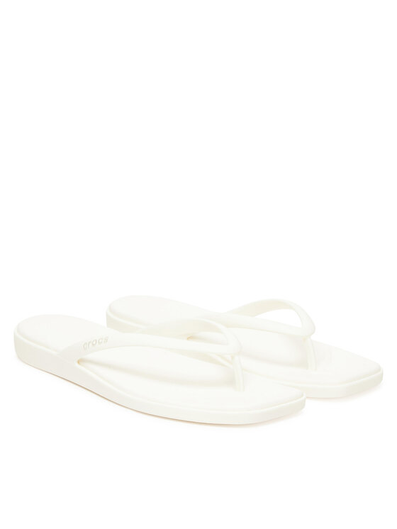 Crocs Crocs Šlepetės per pirštą Miami Flip 211435 Écru