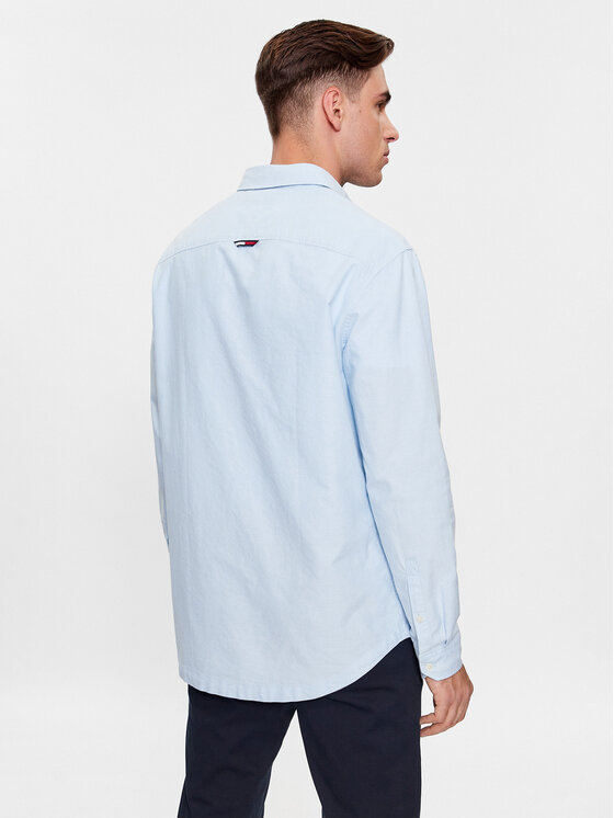 Tommy Jeans Tommy Jeans Koszula Classic Oxford DM0DM15408 Błękitny Classic Fit