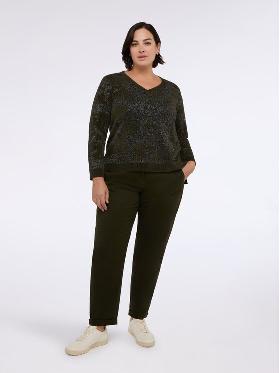 Fiorella Rubino Fiorella Rubino Maglione M008L008256N0Z5 Verde Regular Fit