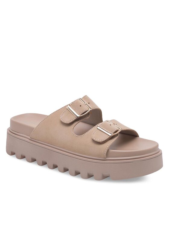 DeeZee DeeZee Klapki HY86009-19 Beżowy