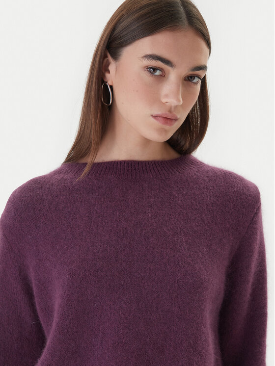 Dixie Dixie Sweter M277Y066A 1490 Fioletowy Regular Fit