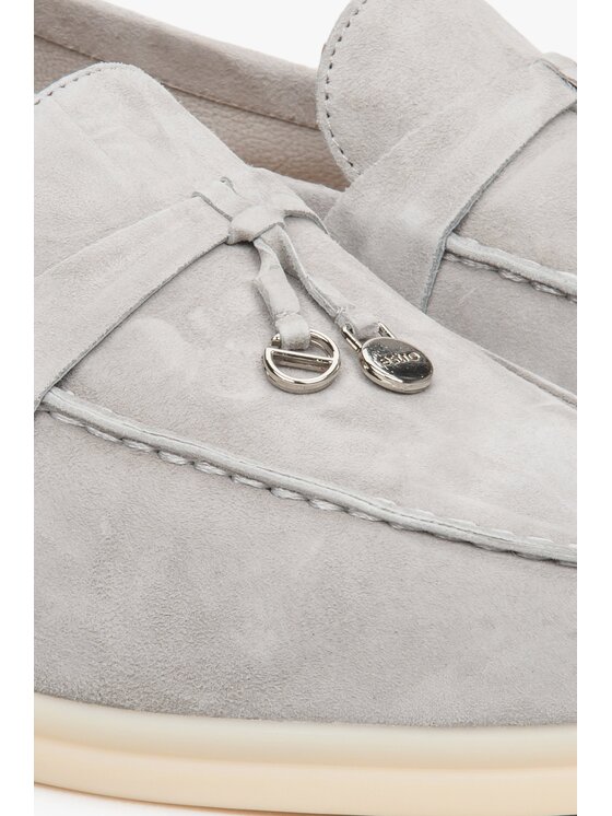 Estro Estro Μοκασίνια ER00112678 Γκρι