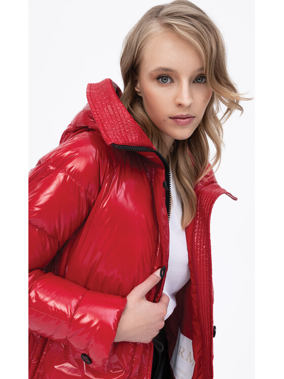 Tiffi Tiffi Kurtka damska DEER VALLEY Czerwony Regular Fit