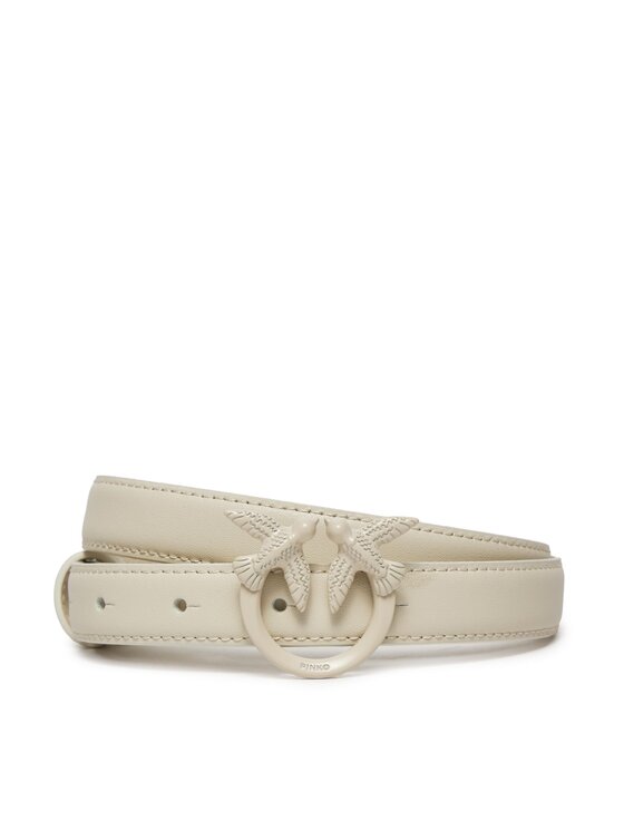 Pinko Dámsky opasok Love Berry H2 Belt. PE 24 PLT01 100143 A1K2 Béžová