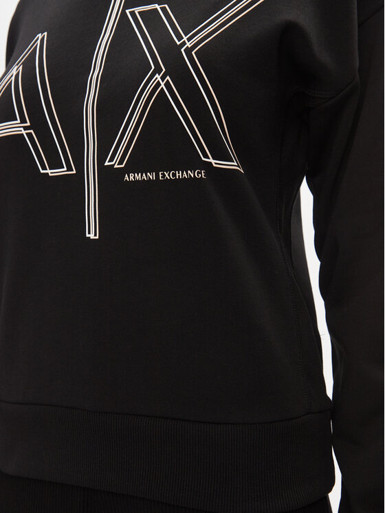 Armani Exchange Armani Exchange Majica dugih rukava 3DYM11 YJEBZ 1200 Crna Regular Fit