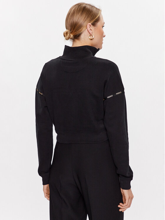 HUGO Hugo Bluza 50482938 Czarny Regular Fit
