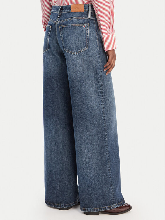Tommy Hilfiger Tommy Hilfiger Džínsy WW0WW49387 Modrá Wide Leg