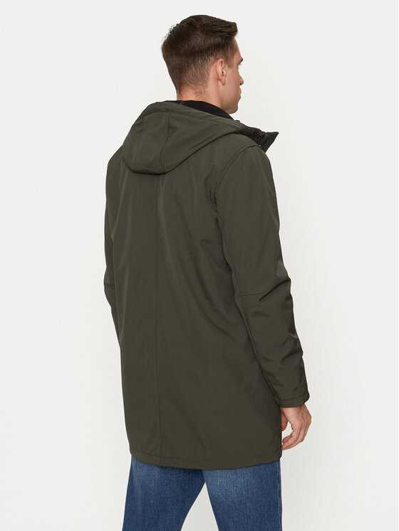 Schott NYC Schott NYC Kurtka przejściowa KALVIN Zielony Regular Fit