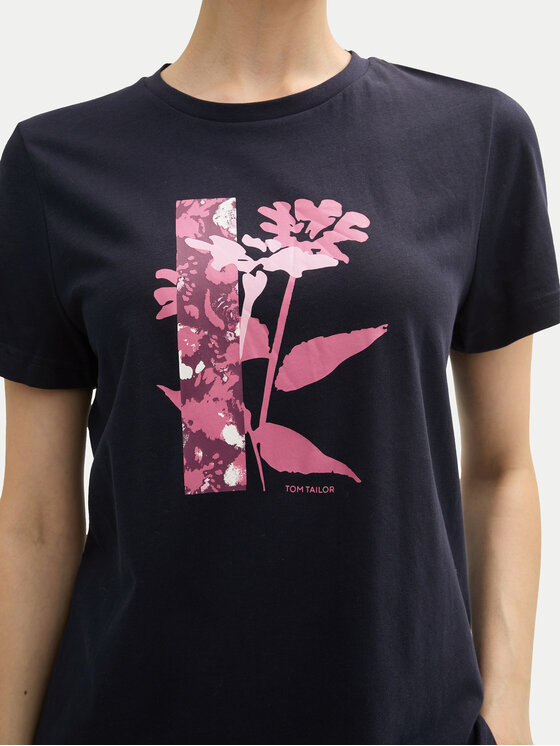 Tom Tailor Tom Tailor T-Shirt 1043104 Σκούρο μπλε Regular Fit