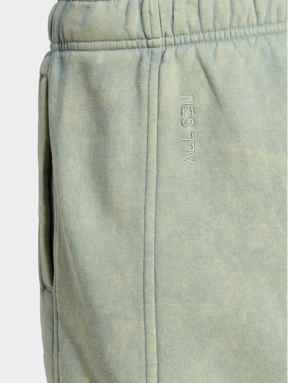 adidas adidas Teplákové nohavice ALL SZN Fleece Washed IL3272 Zelená Loose Fit