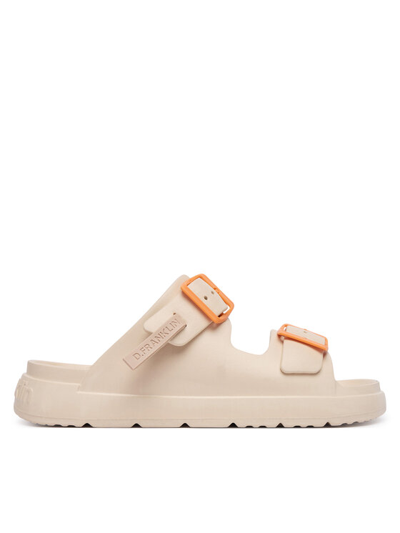 D.Franklin D.Franklin Klapki Vibe Foam 2 DFSH413005 Beżowy