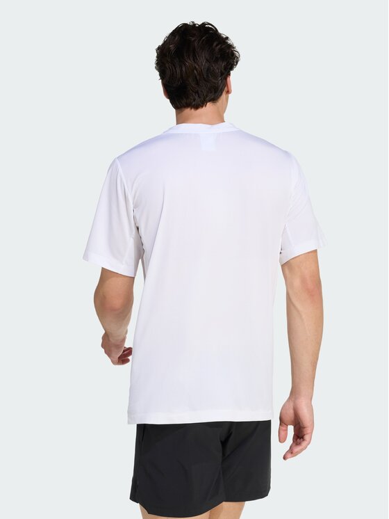 adidas adidas Koszulka techniczna 159352 Biały Regular Fit