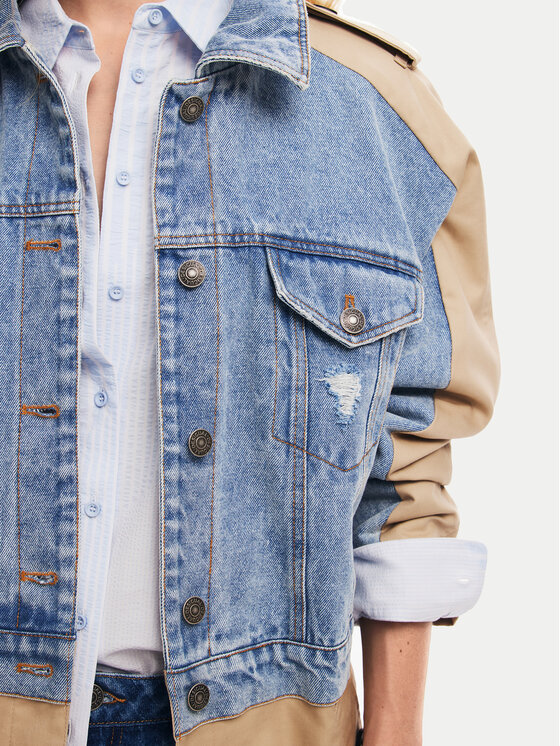 Desigual Desigual Tenchcoat Riga 24WWEWBU Beige Regular Fit