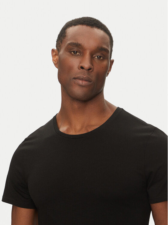Lacoste Lacoste Komplet t-shirtów TH9007 Czarny Slim Fit