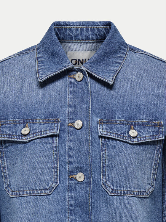 ONLY ONLY Jeansová bunda Lumi 15339977 Modrá Regular Fit