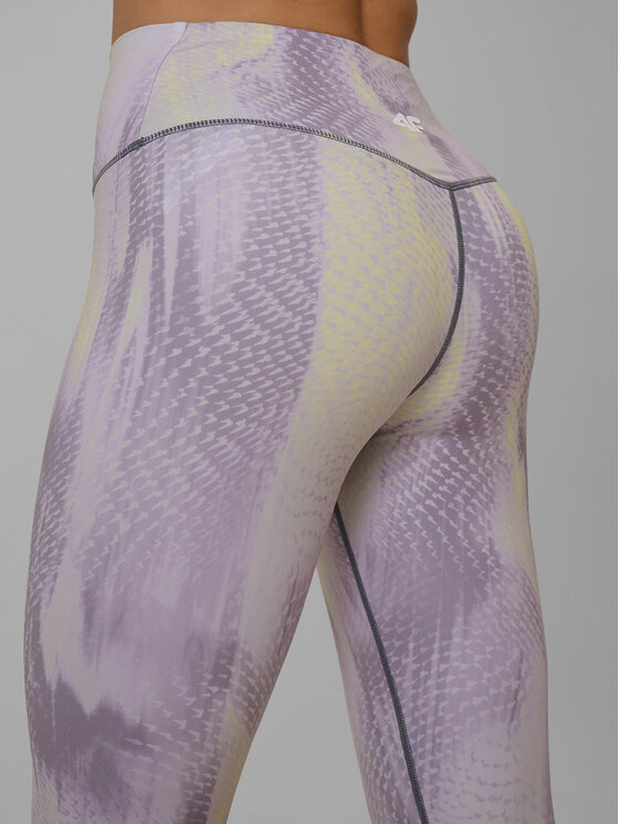 4F 4F Legginsy SOLAR PUNK Kolorowy Slim Fit