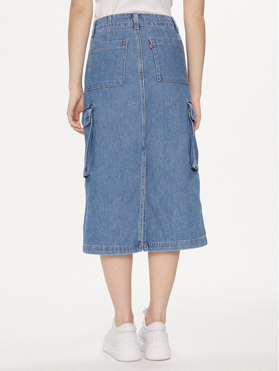 Levi's® Levi's® Farmer szoknya A7539-0004 Kék Regular Fit