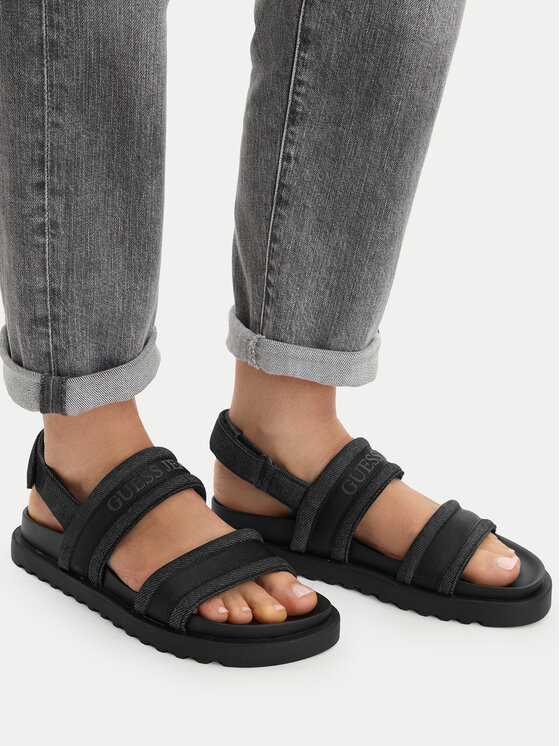 Guess Jeans Sandale EO-GJ2122 Negru