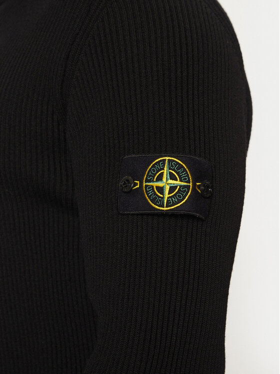 Stone Island Stone Island Rollkragenpullover 8115552C2 Schwarz Regular Fit