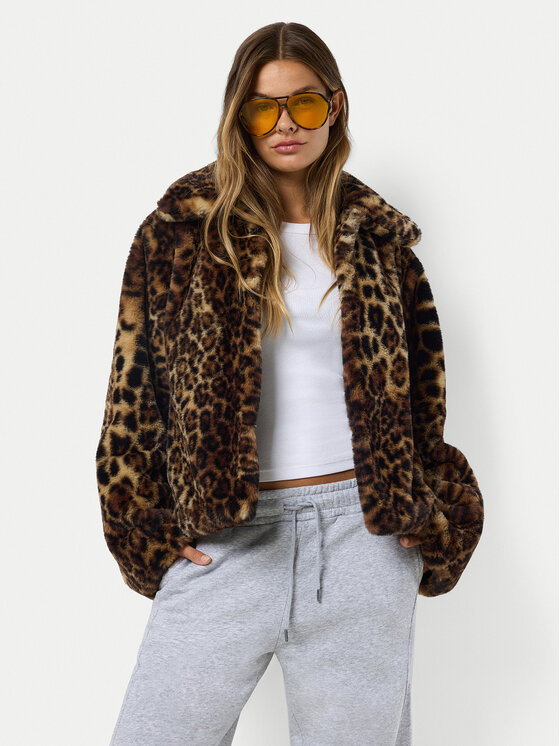 Noisy May Kožušina Eve 27033519 Hnedá Regular Fit