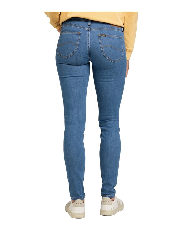 Lee Lee Jeansy 112328787 Niebieski Skinny Fit