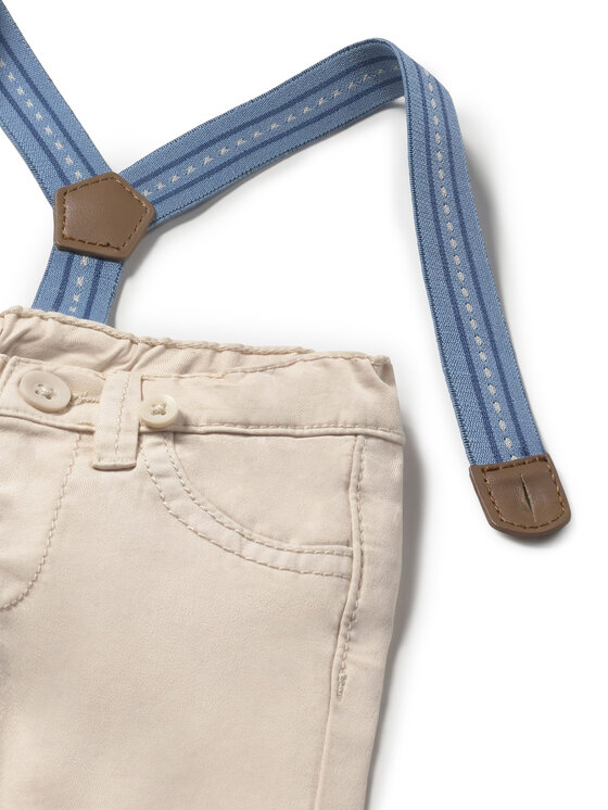 Mayoral Mayoral Pantaloni din material 2576 Écru Regular Fit